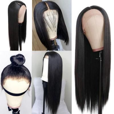 Straight Lace Front Wigs Brazilian Virgin Unprocessed Human Hair Wigs 14&quot;