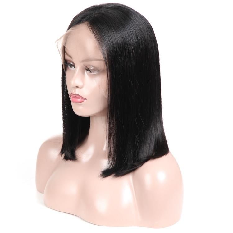 Full Density Brazilian Human Hair Lace Bob Wig