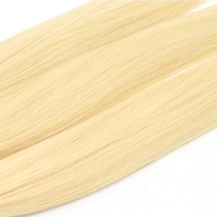 Wholesale 613 Blond Color Straight Human Hair Extensions