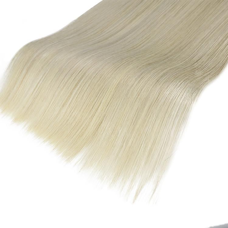 12A Human Hair Straight 100% Human U Tip Hair Extensions #60A