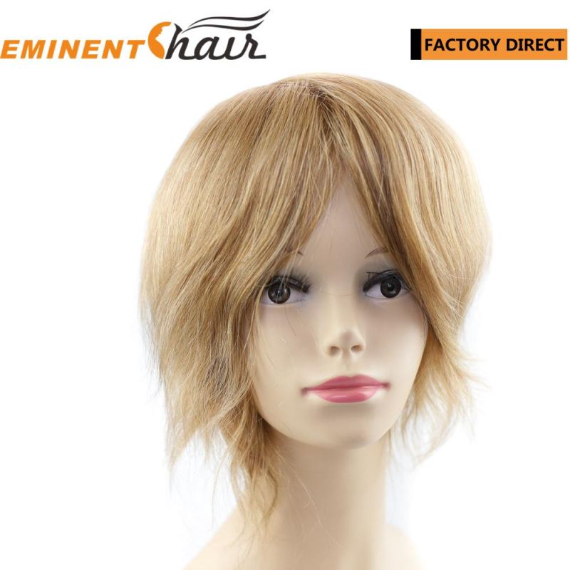 Natural Hairline European Hair Women Skin Wig