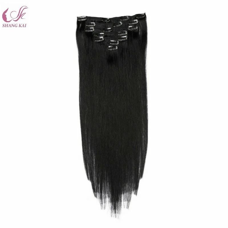 Virgin Brazilian Remy Hair Extension Cheap 100% Human Hair Clip in Hair Extension