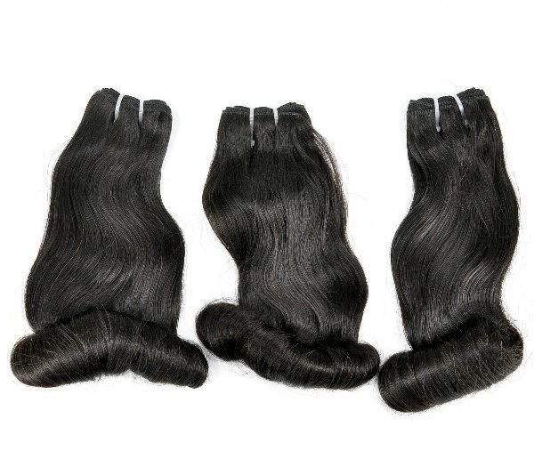 Brazilian Super Double Drawn Virgin Human Hair Weft (Bouncy)