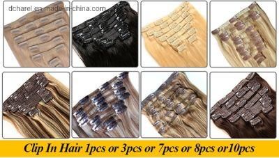 Clip in Human Hair Extensions 10 Pieces/Set Peruvian Virgin Hair Straight Clip in Hair Extensions Real Human Hair