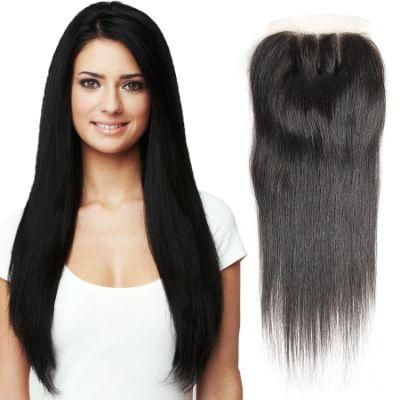 Wendyhair 4*4 Swiss Lace Closure Brazilian Human Hair Straight Closure