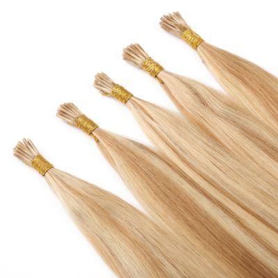 1g/S I Tip Hair Extensions Remy Fusion Stick Tip Hair Straight Double Drawn Keratin Pre Bonded Human Hair 20&prime;&prime; 28&prime;&prime;