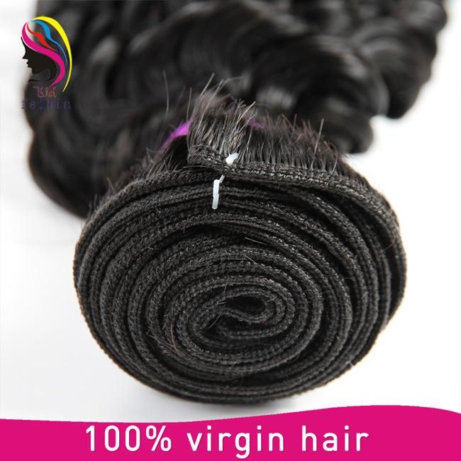 7A Grade 100% Deep Wave Virgin Mongolian Human Hair Extension