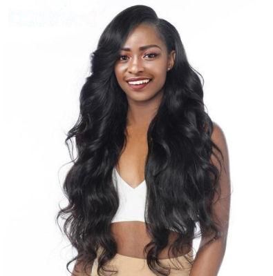 Afro Women Hair Brazilian Body Wave Hair Weave Bundles Natural Color 100% Human Hair Weaving 3 Piece 8-30inch Remy Hair Extension