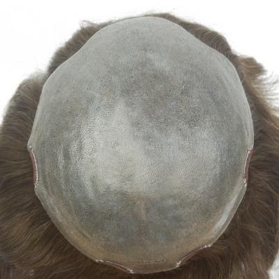 Ljc704b 4 Clips Around Perimeter Human Hairpiece
