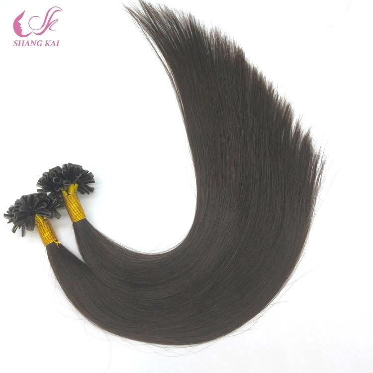 Pre-Bonded U Tip Hair Extensions Keratin