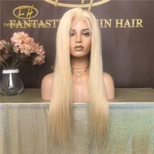 Wholesale #613 Color Brazilian/Indian Virgin/Remy Human Hair Full/Frontal Lace Wig with Silky Straight