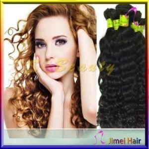 Natural Color Deep Wave Raw Unprocessed Virgin Peruvian Hair Weaving