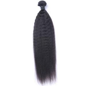 Malaysian Kinky Hair Weave Bundles Coarse Human Hair Hair Extensions