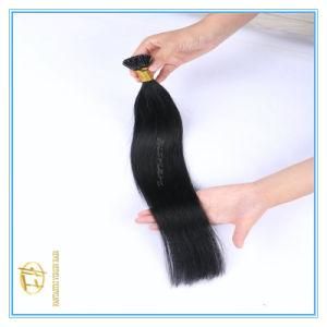 High Quality #1 Color Jet Black Colour Double Drawn I Tip Extension Hair with Whole Sale Price Ex-011