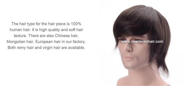 Luxury Stocked Men′s Wig Cap Super Fine Welded Mono Base Hair System