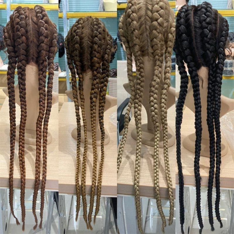 Hot Selling Hair Braids Wig 13X4 Frontal Wig 30 Inch Women Wigs Synthetic