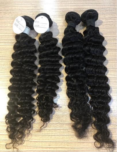 Cheap Human Hair Wigs Grade 12A Deep Wave Human Bundles Hair