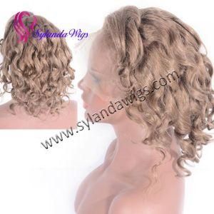 #10 Loose Wave Brazilian Remy Hair Handmade Full Lace Wig 6&quot;-26&quot; Human Hair Wigs with Free Shipping