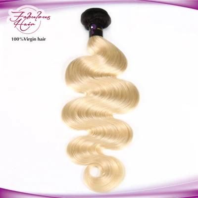 Brazilian Human Hair Weaving Body Wave Hair 1b/Blonde Hair