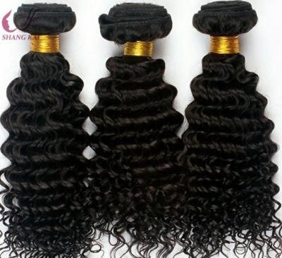 High Quality Human Hair Extension Curly Russian Virgin Remy Human Hair Weave