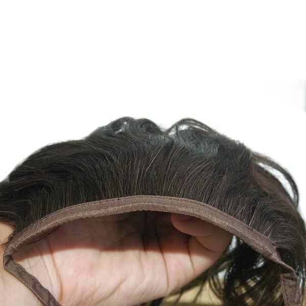 Human Hair Machine Made Hair Replacement