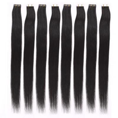 100% Real Human Hair in Russian Hair Tape in Hair Extensions Blonde #60 for Woman Machine Made Remy Hair 20/40PCS
