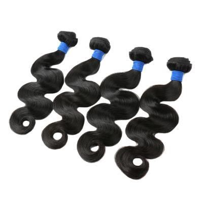 100% Unprocessed Virgin Human Hair Factory Price 3+1 3 Bundles Body Weave with Lace Closure