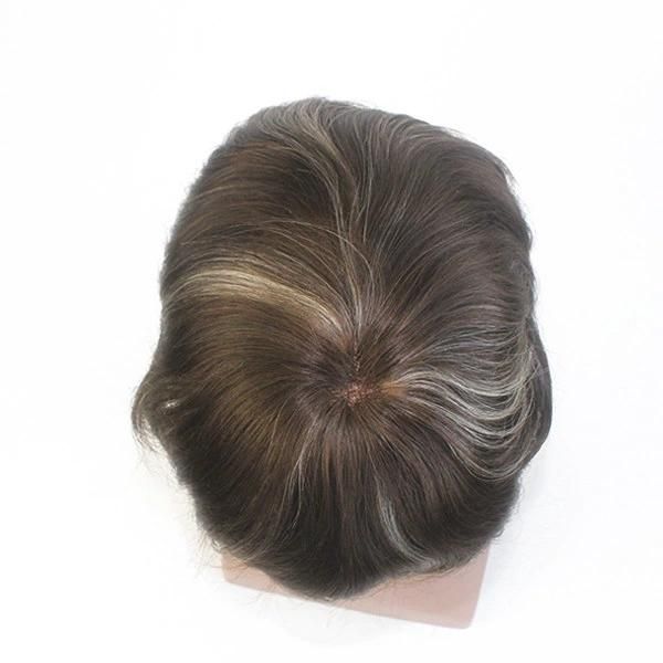 Lw1285: French Lace Suntreak Color Toupee for Men