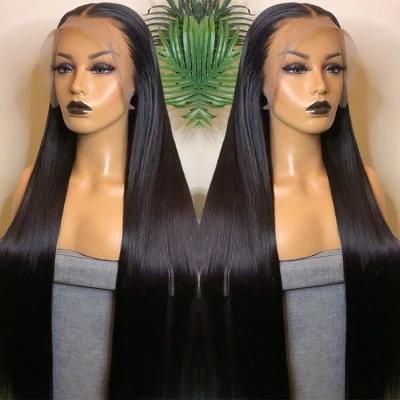 Film Transparent Swiss Lace Front Wig, Pre Plucked Raw Virgin Hair Wig HD Lace Wig Lace Front, HD Lace Frontal Wig for Black Women