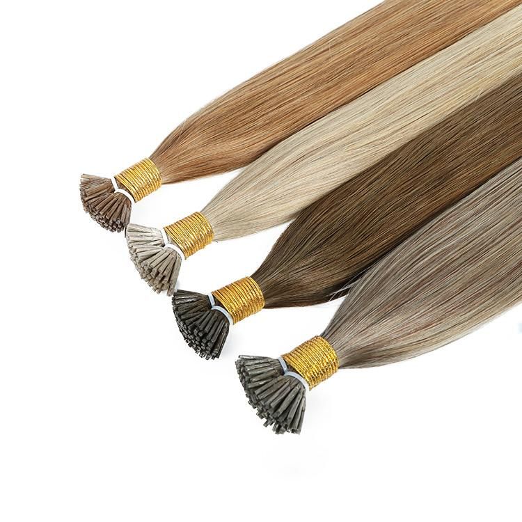 12A Virgin 100% Raw Kinky Straight Double Drawn I Tip Human Hair Extension