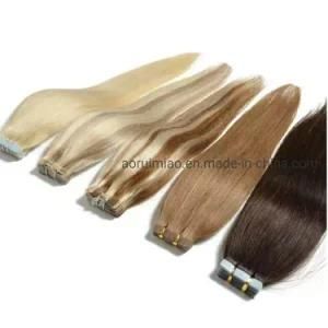 High Quality Virgin Silk Straight Ombre Hair Extension Mongolian Tape Remy Human Hair Extensions