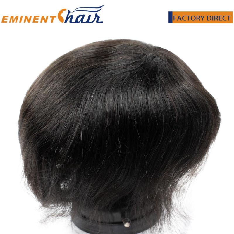 Natural Effect Men′s Lace Front Hair Piece Toupee