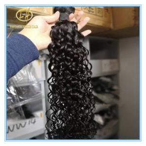 Top Quality Unprocessed Natural Black Deep Curly 8A Grade Peruvian Human Hair in Full Cuticle Cut From One Donor with Factory Price Wfp-043