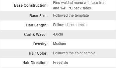 Natural Hairline Top Hair System