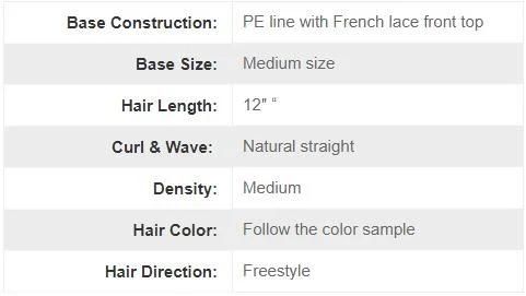 Integration Base Wig Afro Curly Hair Replacement for Women