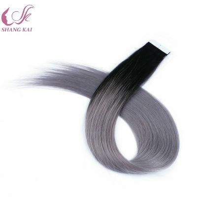 Ombre Color Double Drawn Thick End Tape in Hair Extension