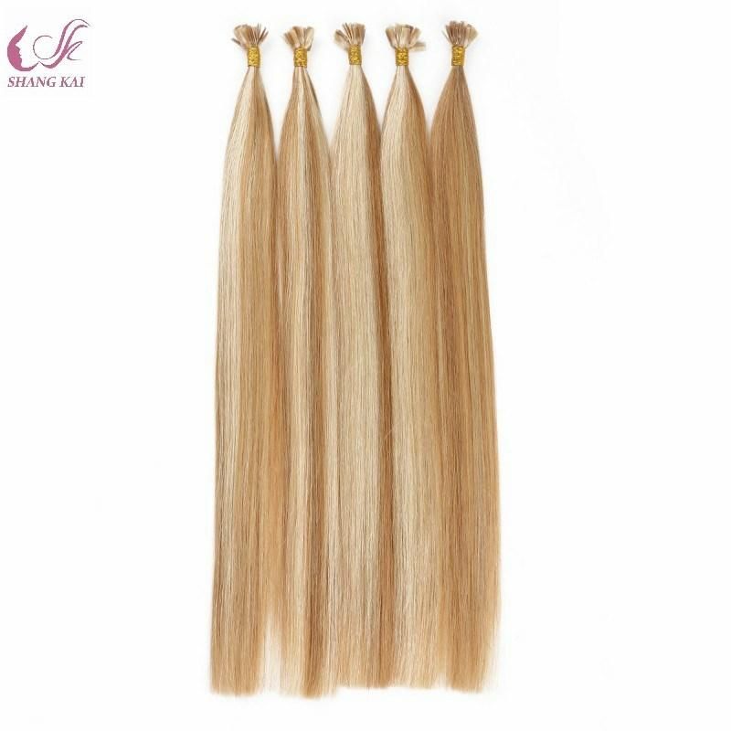 Wholesale Flat Tip Grade 7A 100% Virgin Remy 1g Blonde Prebonded Hair Extension