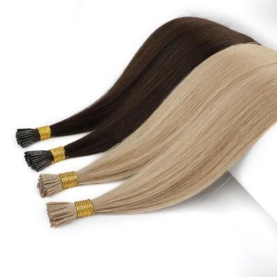 I-Tip Human Hair I Tip Hair Extensions Straight Wholesale Hair Extension.