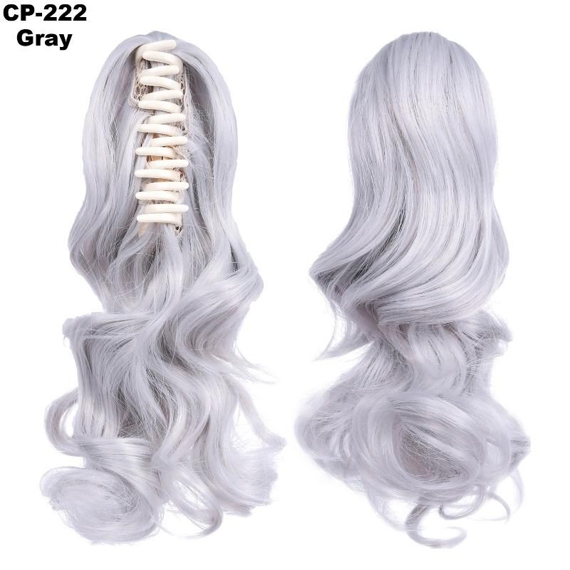 Natural Wave Claw Clip in Ponytail Hairpiece Muti Color