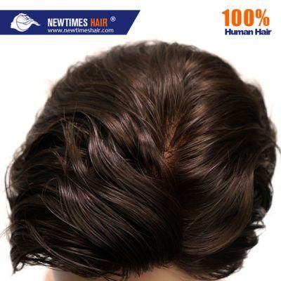 100% Remy Human Hair Topper Toupee Hairpiece Straight 50g for Woman Meeting The Requirements of The Customers
