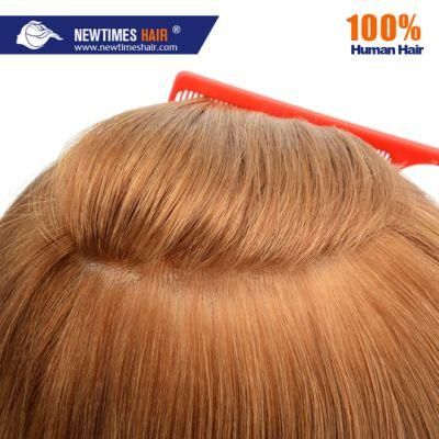 Injected Thin Skin with Lace Front High Quality Lady&prime;s Wig Brazilian Human Hair