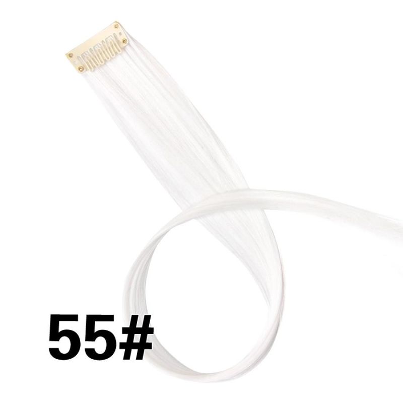 Synthetic Clip on Hair Extension 57color