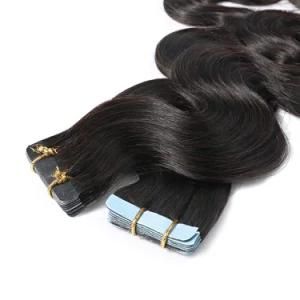Brazilian Human Hair Body Wave Tape in Hair Extensions