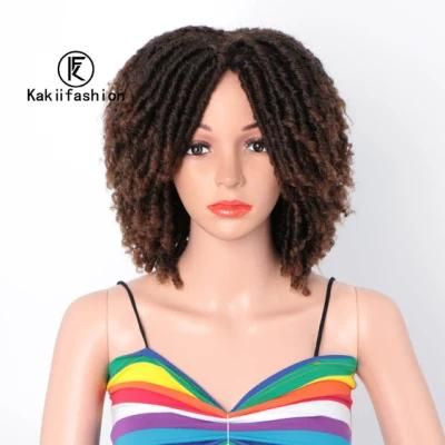 Short Synthetic Fiber for Women 14 Inch Soft Dreadlocks Hair Crochet Braids Wig