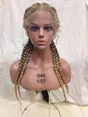 2021 Hot Sell Synthetic Lace Front Wigs Lace Hair 4 Braids Wig