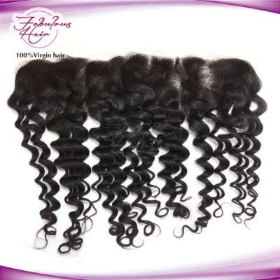 100% Virgin Human Hair Brazilian Deep Wave 13*4 Lace Frontal