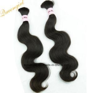 Full Cuticle 100% Virgin Human Hair Micro Braids Body Wave Bulk Indian Hair Extension