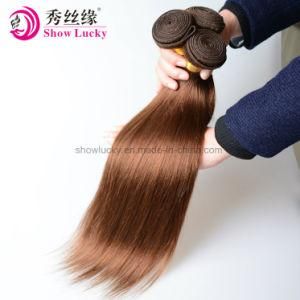 Top Quality Brazil Human Hair Weft Natural Brown Color Unprocessed Virgin Hair