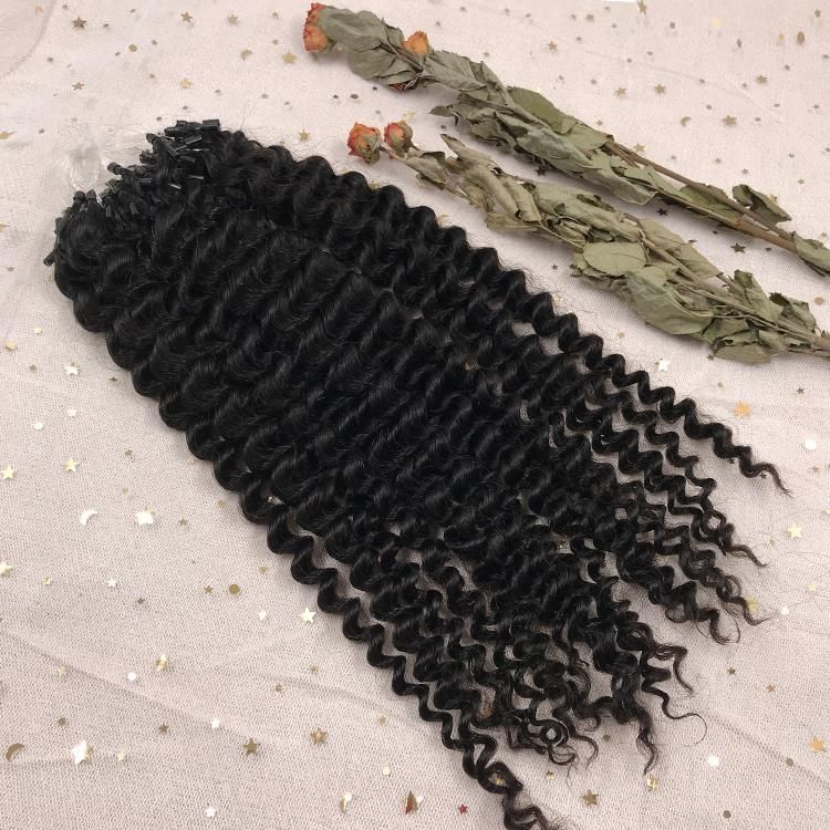 Wholesale Best Quality Double Drawn Micro Loop Ring Hair Extensions 100% Cuticle Aligned Human Hair