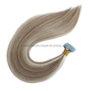100% European Hair Double Side Seamless Tape Hair Extension Human Hair